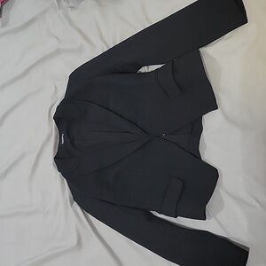 Express Cropped Padded Blazer Size S